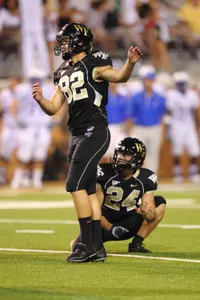 Jimmy Newman has made six straight field goals for the Deacons.