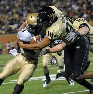 Kyle Wilber leads Wake Forest in sacks and tackles for loss this season.