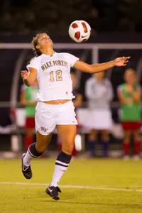 Freshman Katie Stengel has tied the Wake Forest single-season records for goals and points
