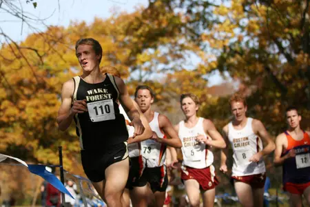 Sophomore Nate Guthals finished in 25:36.7 at the ACC Championships (photo credit: Michael J. Clarke, The ACC)