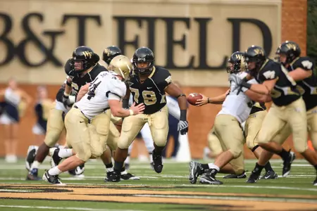 The Midshipmen posted a 24-17 win in their last trip to BB&T Field in 2008.