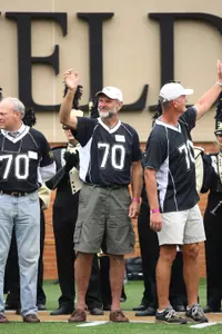 Wake Forest's 1970 ACC championship team was honored before the Duke game on Sept. 11.