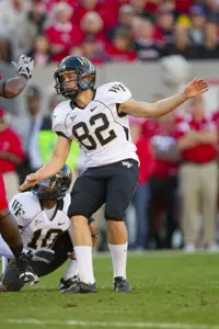 Sophomore place kicker Jimmy Newman made his ninth consecutive field goal in Wake Forest's 38-3 loss at NC State.