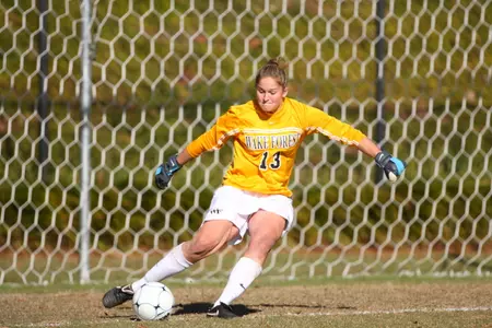 Amanda Barasha played in her final collegiate match on Sunday in Wake Forest's 2-0 loss at UC Irvine.