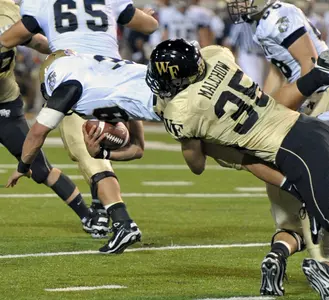 Lee Malchow and the rest of the Deacon seniors will play their last game at BB&T Field on Saturday.