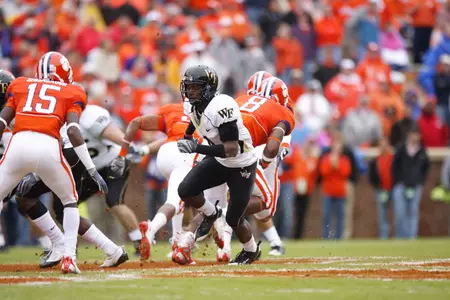 The Deacons are looking to avenge last year's 38-3 loss at Clemson.