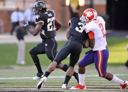 Senior Josh Adams will play his final game for the Demon Deacons Saturday.