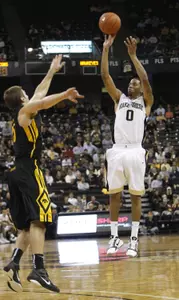 Wake Forest's J.T. Terrell scored 32 points, including a game-winning three pointer with 2.7 seconds left, to lift the Deacs to a 76-73 win over Iowa.