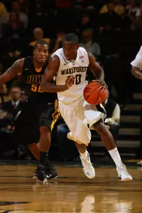 Forward Travis McKie leads all ACC freshmen with four double-doubles on the season.