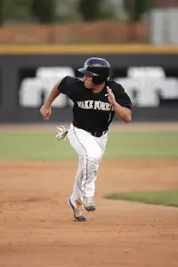 Steven Brooks has stolen nine bases on the season, which ranks second in the ACC.