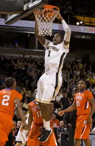 Al-Farouq Aminu was named second team All-ACC after averaging a double-double and leading the league in rebounding and double-doubles.