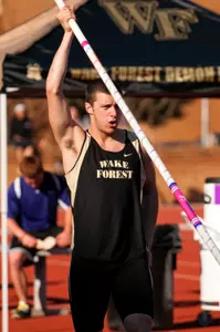 Sophomore Alex Hill finished fourth in the men's decathlon on Friday.