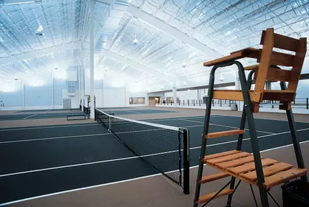 Fans can take a guided tour of Wake Forest's Indoor Tennis Center, which is one of the finest tennis facilities in the region.