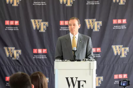 Wake Forest athletic director Ron Wellman