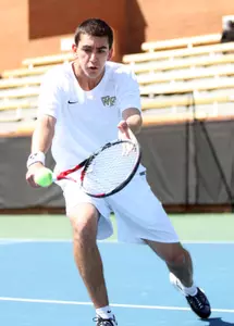 Freshman Danny Kreyman will compete in both singles and doubles play for the Deacons this weekend.