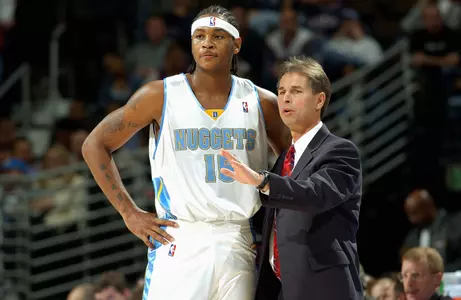 Jeff Bzdelik served as the first head coach in the pro career of NBA star Carmelo Anthony.
