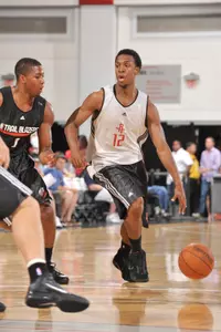 Wake Forest's Ishmael Smith played on the Rockets' summer league team in Las Vegas in July. (Photo by Garrett W. Ellwood/NBAE via Getty Images)