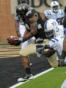 Junior WR Devon Brown has rushed for a touchdown in each of Wake Forest's two games this season.