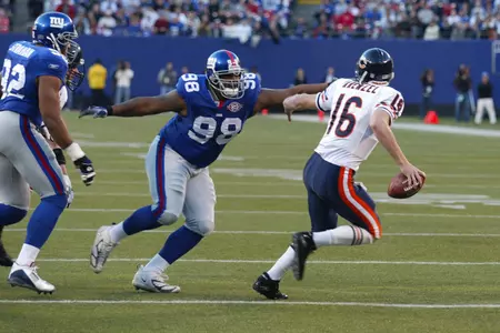 Fred Robbins, now with the St. Louis Rams, had four tackles and a sack in Week 1.