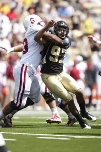 Junior DE Kyle Wilber suffered a broken leg early last season and missed seven games.