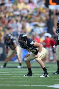 Linebacker Lee Malchow was set to make his first career start last year at Georgia Tech but suffered a broken leg on the opening kickoff of the game.