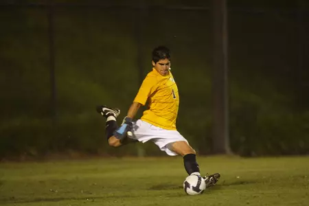 Goalkeeper Akira Fitzgerald ranks first in school history in goals-against average.