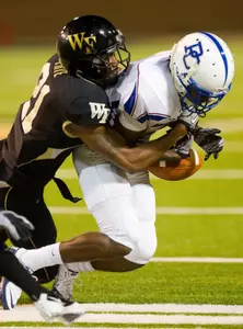 Safety Alex Frye returned an interception for a touchdown at Duke last season.