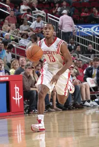 Ishmael Smith has played in 22 games with three starts in his rookie year with the Houston Rockets. (Photo by Bill Baptist/NBAE via Getty Images)