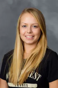 Brigita Bercyte picked up a win in her first college singles match