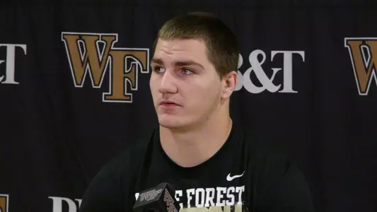 Junior fullback Tommy Bohanon talked with the media on Tuesday.