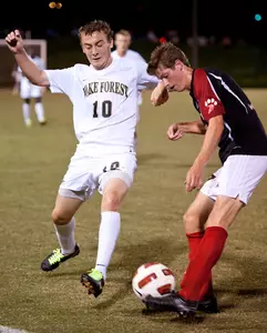 Freshman Teddy Mullin notched his first career goal Saturday and is tied for fourth in the ACC with six assists this fall.