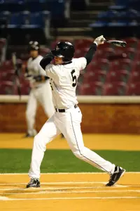 Evan Stephens had four hits in Game 1 of the Black & Gold World Series