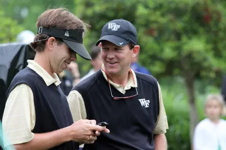 Head coach Jerry Haas and assistant coach Dan Walters
