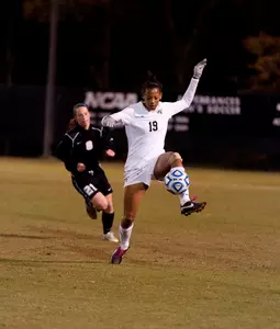 Alisha Woodson assisted on Katie Stengel's game-winning goal