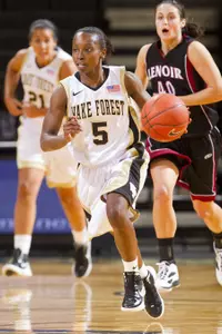 Chelsea Douglas scored 18 points in the season-opener against NC Central last season.