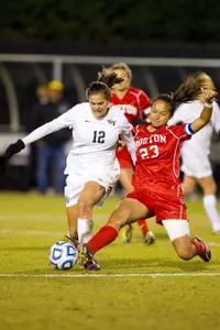 Katie Stengel's eight-point weekend helped the Deacs earn NCAA Tournament wins over BU and Penn State