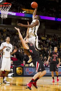 Travis McKie currently ranks second in the ACC with 18.3 points per game.