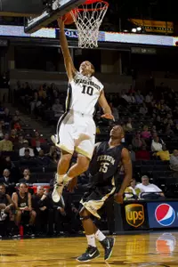 Freshman Chase Fischer is averaging 7.3 points per game off the bench for the Deacs