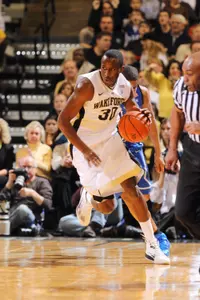 Travis McKie leads all ACC freshmen in rebounding.