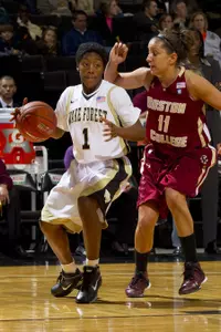 Point guard Brooke Thomas dished out a season-high nine assists against the Seminoles