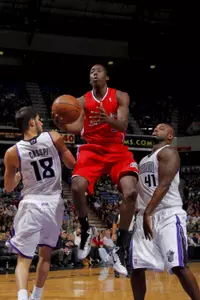 Al-Farouq Aminu is wrapping up his rookie season, averaging six points per game with the Clippers. (Photo by Rocky Widner/NBAE via Getty Images)