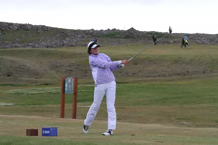 Kristinsdottir lapped the field, winning by nine shots.