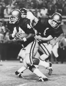 Larry Hopkins scored the game-winning touchdown against the Tar Heels.