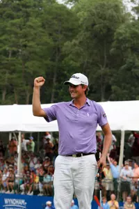 Webb Simpson finished at 18-under par, three shots clear of the nearest competitor.