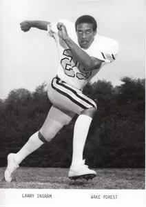 Larry Ingram was a defensive back for the Deacons who lettered from 1978-80.