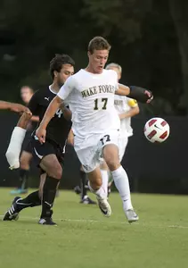 Junior forward Andy Lubahn returned to the match in the 76th minute and nailed the game-winner just 52 seconds later