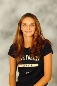 Rebecca Siegler will play for the C Singles consolation title tomorrow