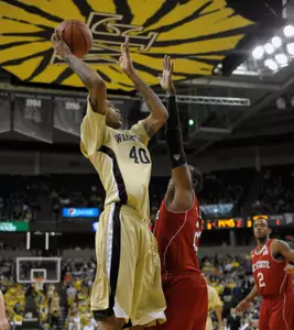 Ty Walker is coming off an eight point, nine-rebound, eight-block performance at Maryland.