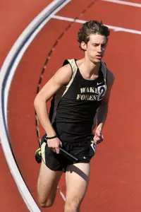 Senior Paul Loeser ran the final leg in a fourth-place finish for the