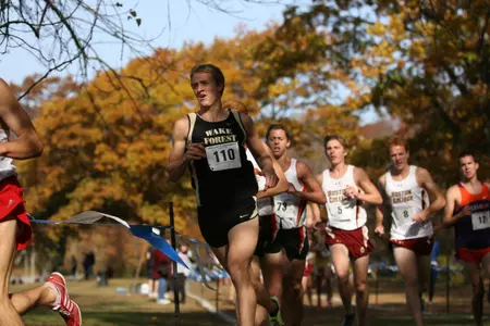 Senior Nate Guthals has finished second for the Deacs in the last two meets